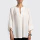 Chiara Boncompagno abbigliamento donna autunno inverno 2026 blusa a maniche lunghe bianco