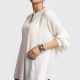 Chiara Boncompagno abbigliamento donna autunno inverno 2026 blusa a maniche lunghe bianco