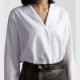 Chiara Boncompagno abbigliamento donna autunno inverno 2026 camicia maniche lunghe bianca