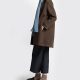 Chiara Boncompagno abbigliamento donna autunno inverno 2026 cappotto corto con bottoni marrone