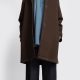 Chiara Boncompagno abbigliamento donna autunno inverno 2026 cappotto corto con bottoni marrone