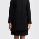 Chiara Boncompagno abbigliamento donna autunno inverno 2026 cappotto tweed nero