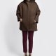 Chiara Boncompagno abbigliamento donna autunno inverno 2026 cappotto con zip e cappuccio