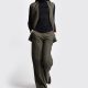 Chiara Boncompagno abbigliamento donna autunno inverno 2026 tailleur gilet con cintura e pantalone
