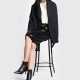 Chiara Boncompagno abbigliamento donna autunno inverno 2026 gonna paillettes nera e giacca