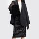 Chiara Boncompagno abbigliamento donna autunno inverno 2026 gonna paillettes nera e giacca