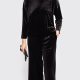 Chiara Boncompagno abbigliamento donna autunno inverno 2026 completo in velluto nero