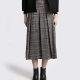 Chiara Boncompagno abbigliamento donna autunno inverno 2026 gonna longuette a quadri
