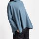 Chiara Boncompagno abbigliamento donna autunno inverno 2026 maglia collo alto e jeans caviglia blu